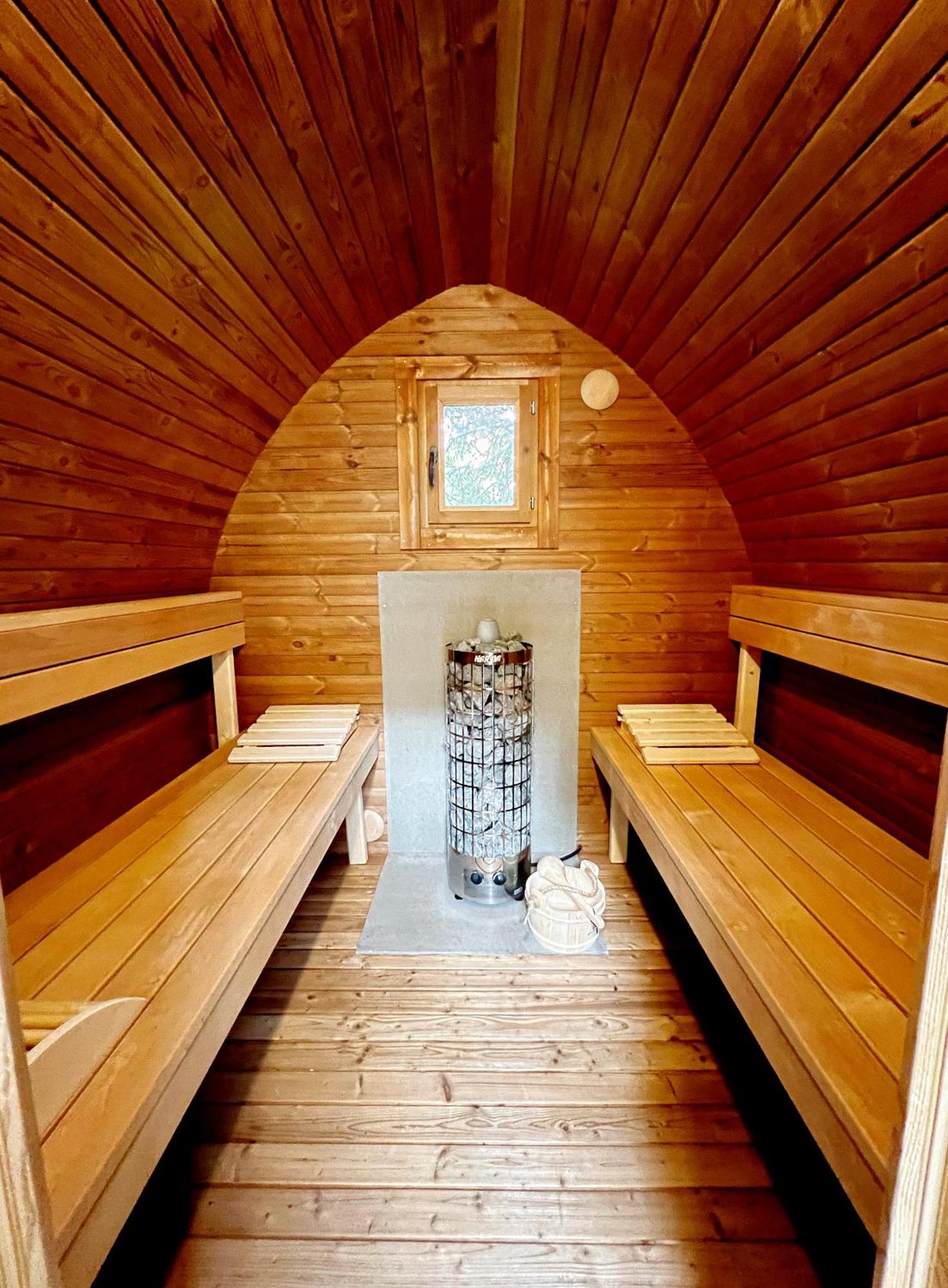 Wellness Am Morgengau Mit Whirlpool Und Sauna Rotterode Esterno foto